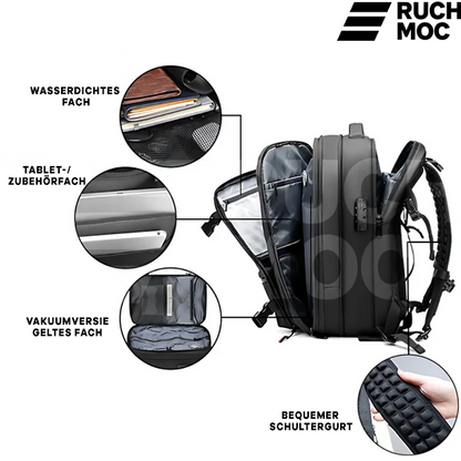 Vakuumrucksack für Training und lange Reisen