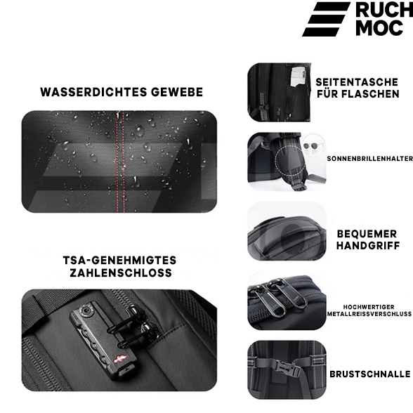 Vakuumrucksack für Training und lange Reisen